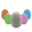 Mini lysende egg H9 cm, 4 stk