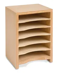 Geometric Form Card Cabinet