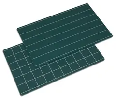 Greenboards With Lines And Squares: Set Of 2