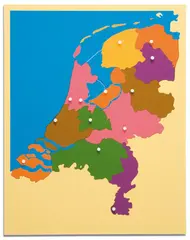 Puzzle Map: The Netherlands