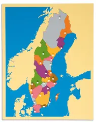 Puzzle Map: Sweden