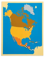 Puzzle Map: North America