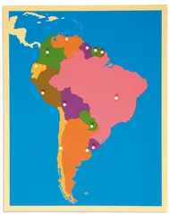 Puzzle Map: South America