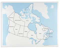 Canada Control Map: Labeled