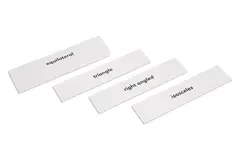 Geometric Cabinet Triangle Labels Advanced