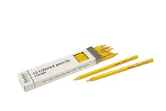 3-Sided Inset Pencils: Light Yellow